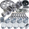 Eagle Chevy 350 1Pc 3.750in Crank 5.700in I-Beam Rods 4.000in Pistons 168 Tooth FP Balanced Assembly - B15404L00068 Photo - Primary
