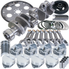 Eagle Chevy 350 1Pc 3.750in Crank 5.700in I-Beam Rods 4.000in Pistons 153 Tooth FP Balanced Assembly - B15405L00053 Photo - Primary