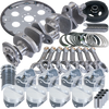 Eagle Chevy 350 1Pc 3.750in Crank 5.700in I-Beam Rods 4.030in Pistons 153 Tooth FP Balanced Assembly - B15405L03053 Photo - Primary