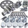 Eagle Chevy 350 1Pc 3.750in Crank 5.700in I-Beam Rods 4.000in Pistons 153 Tooth FP Balanced Assembly - B15455L03053 Photo - Primary