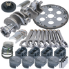 Eagle Oldsmobile 455 4.500in Crank 7.100in H-Beam -22cc Inv Dome 4.155in Pistons Balanced Assembly - B42105030 Photo - Primary