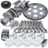 Eagle Oldsmobile 45 4.500in Crank 7.100in H-Beam -15cc Inv Dome 4.155in Pistons Balanced Assembly - B42107030 Photo - Primary