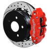 Wilwood 07-18 Jeep Wrangler Narrow Superlite 4R Rear Brake Kit SRP 13.50in Rotor w/Lines - Red - 140-18074-DR Photo - Primary