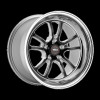 Weld S70 RT-S 15x10in / 5x120 BP / 7.5in. BS - Black Center - Polished Shell Wheel - 70LB-510N75A Photo - Primary