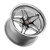 Weld S81 18x10 / 5x4.75 BP / 6.6in BS +28mm ET High Pad Black Center Wheel - 81EB8100B66A Photo - Close Up