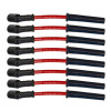 Moroso GM LS 5.7L/6.0L/6.2L/7.0L Ultra 40 8.5mm Multi-Angle Boot Ignition Spark Plug Wire Set - Red - 73756 User 1