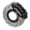 Wilwood kit front FNSL4R PORS 911 1984- 89 3.5 MT 11.10X.95 rotor SRP black W/LINES - 140-16681-D Photo - Primary