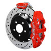 Wilwood kit rear AERO4 C7 vette front spindle 14.00X 1.10 rotor GT SRP red - 140-17142-DR Photo - Primary