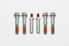 Wilwood bolt kit 1/2-13X2.75 LG hfcs silver epoxy 1193-S 4PK W/STEERING stop - 230-14198 Photo - Primary