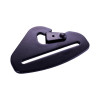 RaceQuip Snap Hook End Seat Belt Mounting Hardware / Fits 3 In. Belts / Forged Steel - Black - 700940RQP Photo - Primary