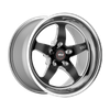 Weld S71 17x9 / 5x114.3 / 5.7 BS / 3.18 HB - Black Center - Polished Shell - Non-BL Wheel - 71HB7090A57A Photo - Primary