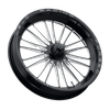 Weld RPM Frontrunner 15x3.5 / Strange Spindle / 1.75 BS - Gloss Black Milled - Non-BL Wheel - 85C-15001-B Photo - Close Up