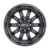 Weld Stealth 20x9 / 8x180 / 5.01 BS / 124.3 HB - Gloss Black - Non-BL Wheel - W16809018501 Photo - Close Up