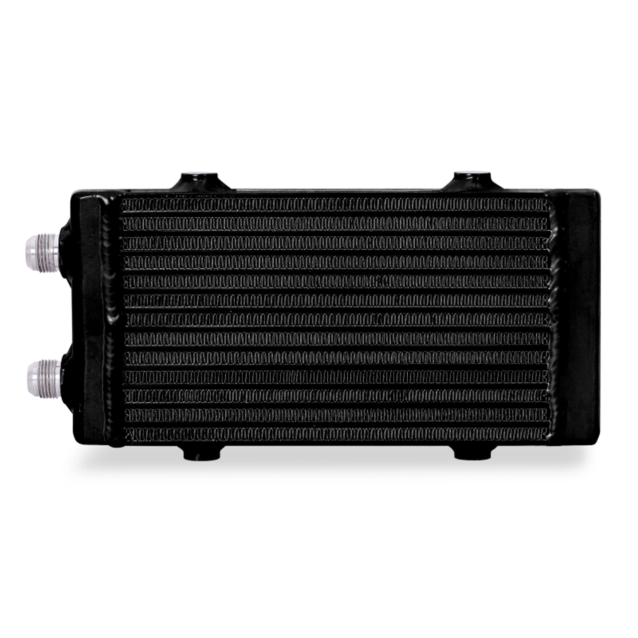 Mishimoto Universal Small Bar and Plate Dual Pass Black Oil Cooler