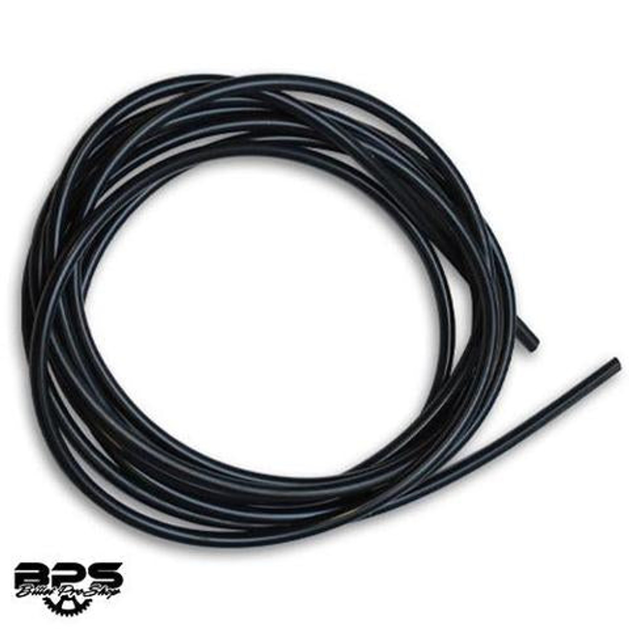 BPS 1/4in (6mm) OD Push To Connect Nylon Tubing 10 foot length (Black)