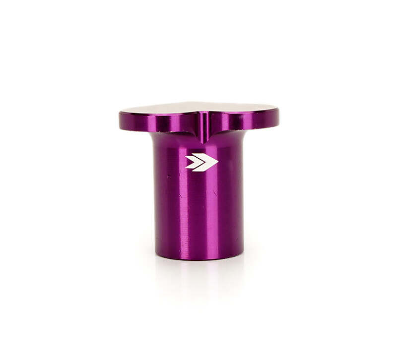 NRG Drift Button Heart Shape Honda - Purple - DB-H003PP Photo - Close Up