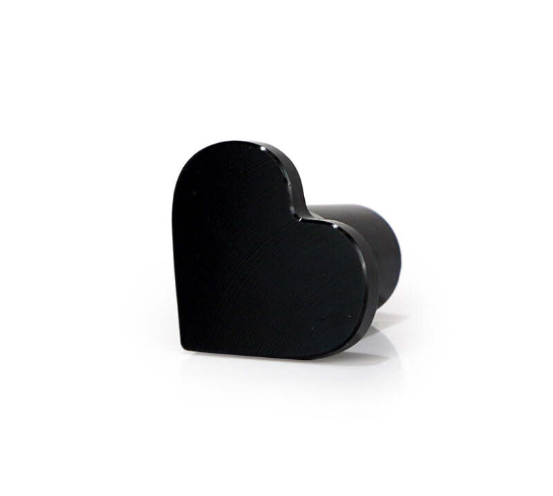 NRG Drift Button Heart Shape Lexus - Black - DB-H004BK Photo - Close Up