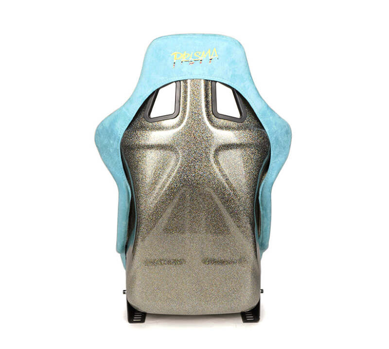NRG FRP Bucket Seat ULTRA Edition W/ Grey Pearlized Back / Teal Microfiber Material - Large - FRP-302TL-ULTRA Photo - Close Up