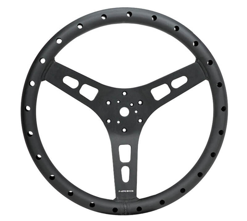 NRG Reinforced Steering Wheel 350mm Sport Full Aluminum Light Weight Welded Steering Wheel - RST-025MB-1 Photo - Primary