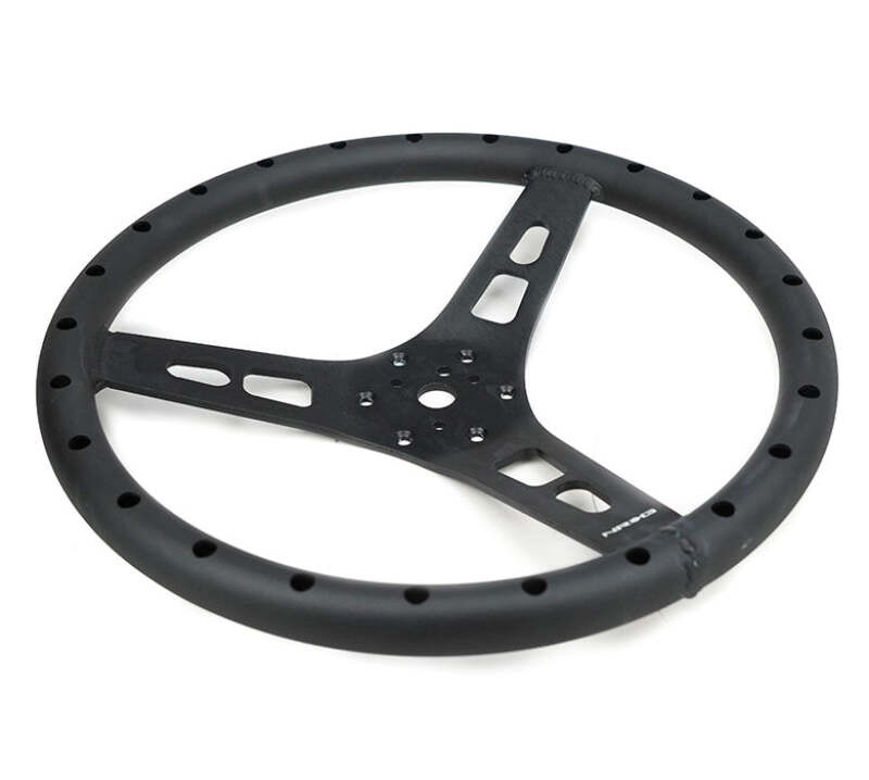 NRG Reinforced Steering Wheel 350mm Sport Full Aluminum Light Weight Welded Steering Wheel - RST-025MB-1 Photo - Close Up