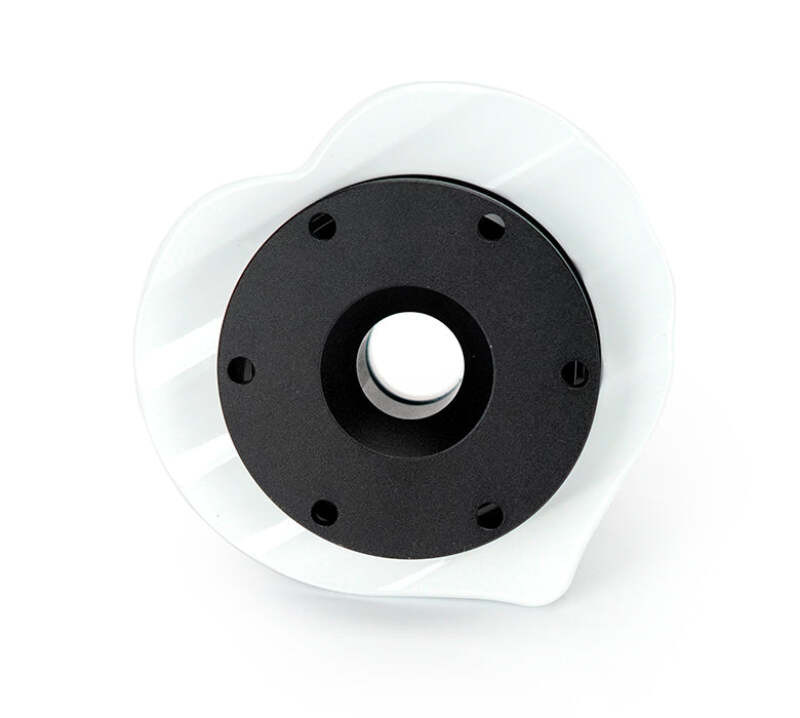 NRG Heart Quick Release Kit Gen 143 - Black Body / White Heart Ring - SRK-143BK-WT Photo - Close Up