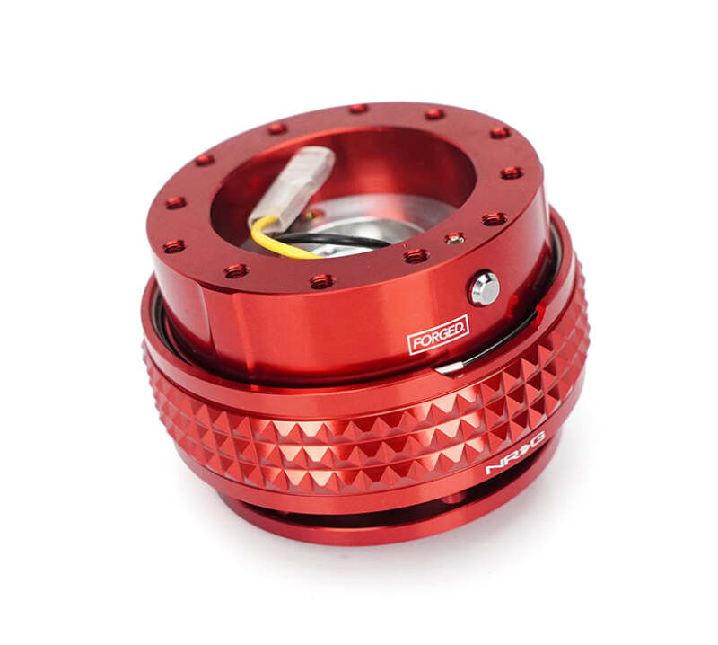 NRG Quick Release Kit - Pyramid Edition - Red Body / Red Pyramid Ring - SRK-210RD-RD Photo - Primary
