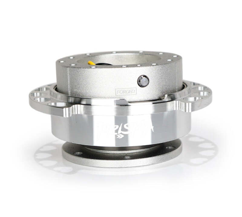 NRG Quick Release Kit - Silver Body/ Shinny Chrome Heart Cutout Ring - SRK-222SL-SL Photo - Close Up