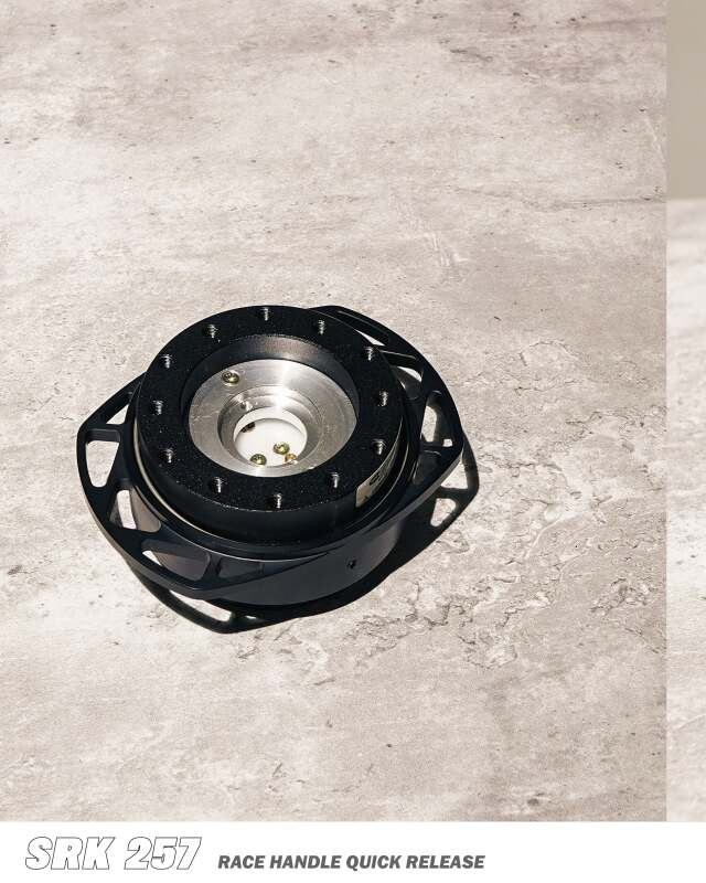 NRG Quick Release Gen 2.0 - Black SFI Body / Black Cutout Ring - SRK-257-1BK Photo - Close Up
