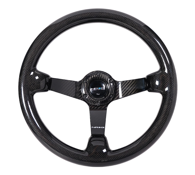 NRG Carbon Fiber Steering Wheel (350mm) Deep Dish - Full Carbon - ST-036CF-1 Photo - Primary