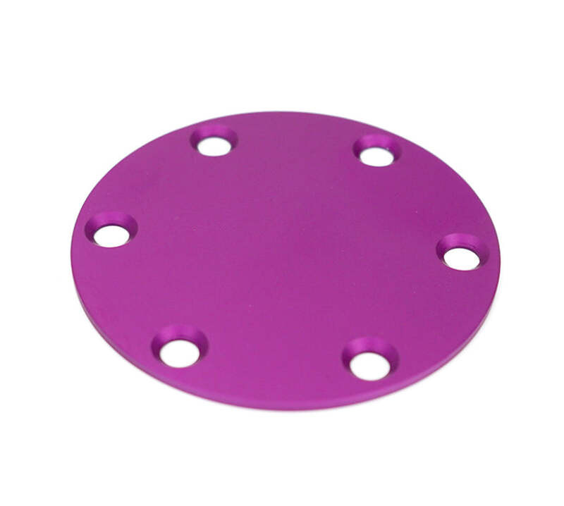 NRG Horn Delete Plate Laser Logo - Purple - STR-250PP Photo - Close Up
