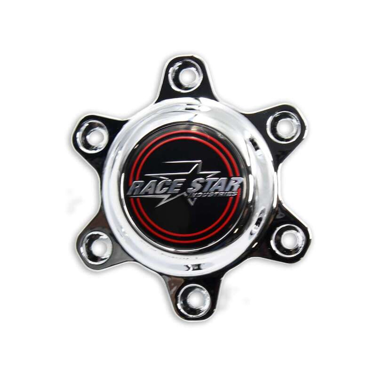 Race Star 93 Truck Star Chrome Plastic Cap w/ Medallion & Screws - 619-6000-1 User 1
