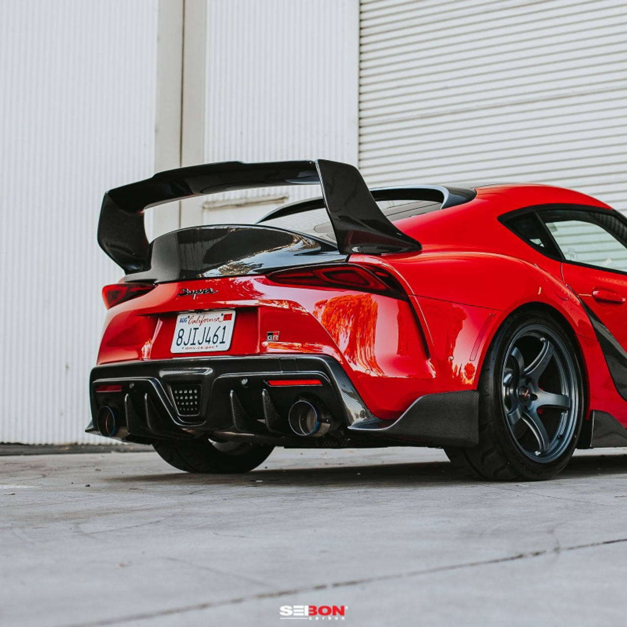 Seibon 2020 Toyota Supra TD-Style Carbon Fiber Rear Spoiler - RS20TYSUP-TD User 1