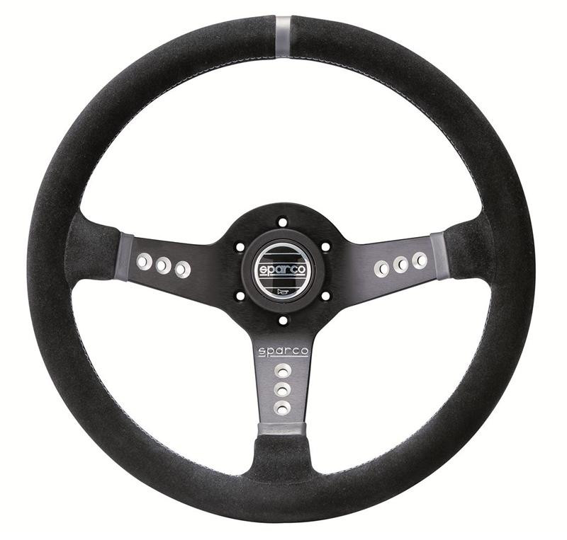 Sparco Steering Wheel L777 Suede Black - 015L800SC Photo - Primary