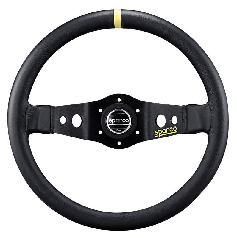 Sparco Steering Wheel 215 Suede Black - 015R215CSN Photo - Primary