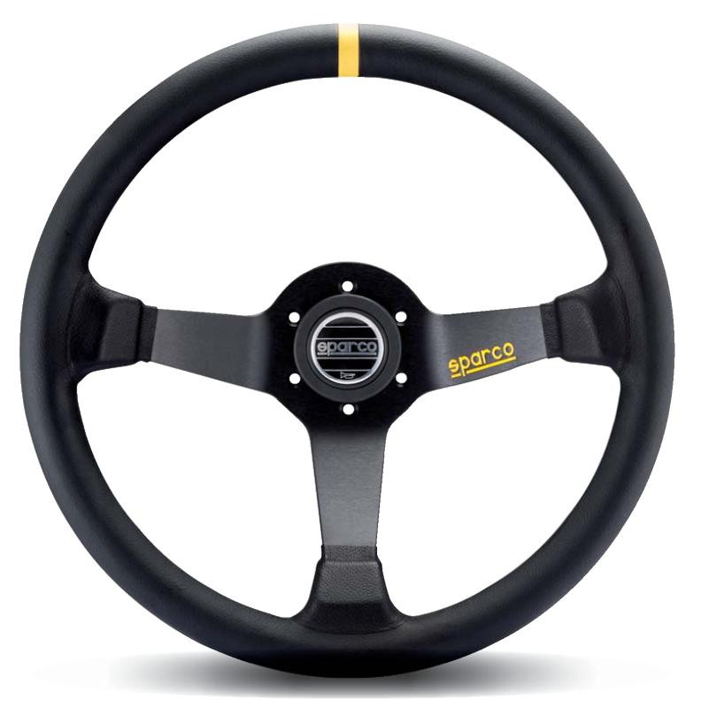 Sparco Steering Wheel 325 Suede Black - 015R325CSN Photo - Primary