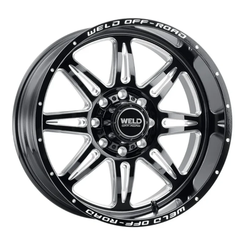 Weld Cheyenne W132 Series 22x10 / 8x165.1 BP / -18 Offset / 4.75 BS - Gloss Black MIL - W13220082475 Photo - Primary