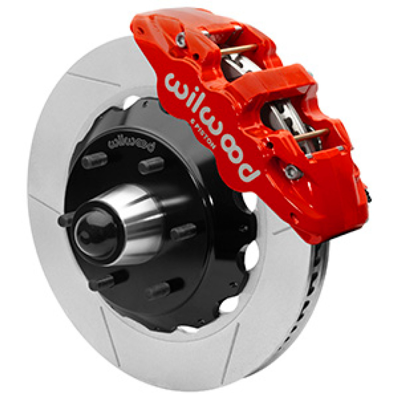 Wilwood 63-87 C10 CPP Spindle AERO6 Front BBK 14in Slotted 6x5.5 BC - Red - 140-16459-R User 1