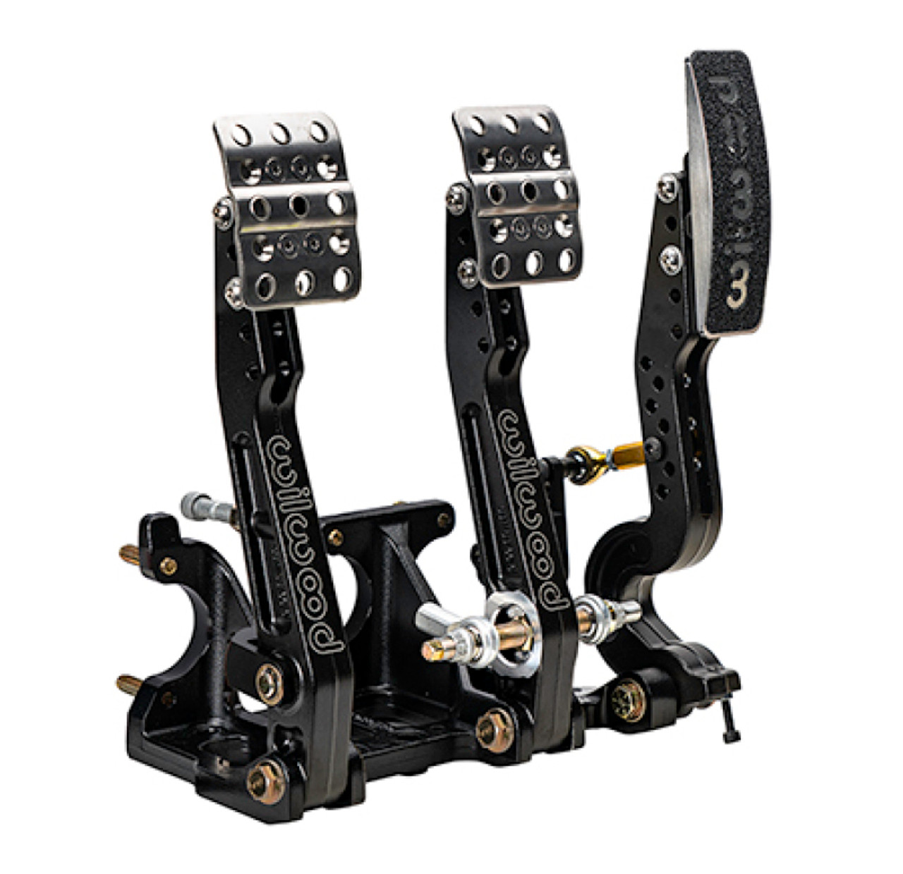 Wilwood Adjustable Tru-Bar Brake, Clutch, Throttle w/ Linkage - Floor Mount - 4.75-5.75;1 - 340-16605 User 1