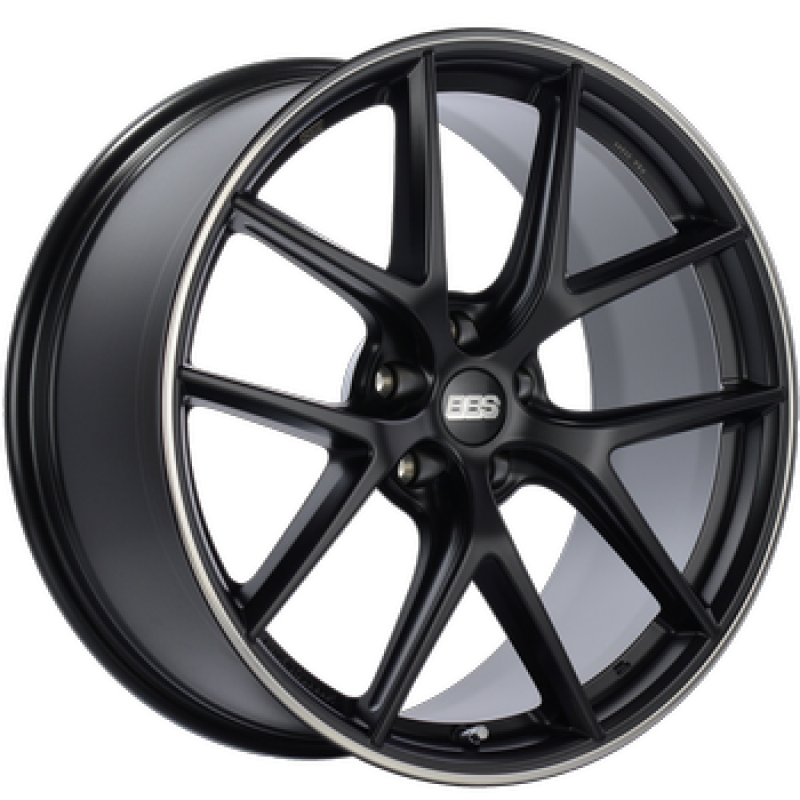 BBS CI-R 20x9 5x112 ET39 Satin Black Polished Rim Protector Wheel -82mm PFS/Clip Required - CI0901BPO Photo - Primary