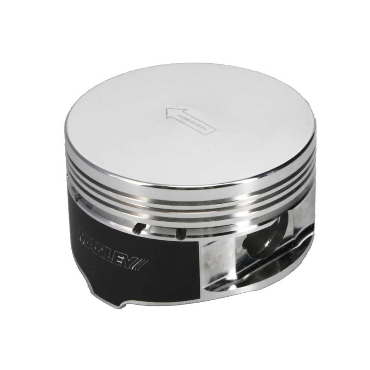 Manley Ford 4.6L/5.4L (3Valve) Flat Top Forged Aluminum 3.572in Bore 0cc Dome Piston Set - 594020C-8 Photo - Primary