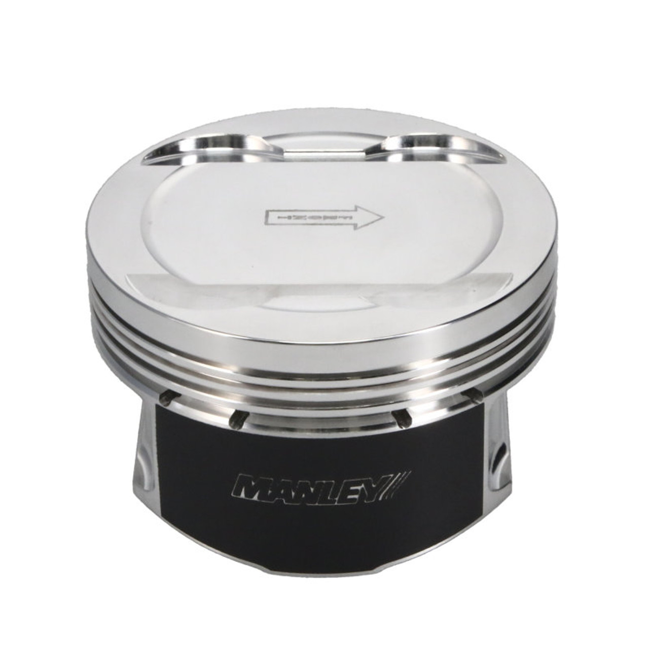 Manley Ford 3.7L Cyclone 3.760in Bore 1.239in Comp Height +2.0cc Dish Piston Set - Extreme Duty - 599600CE-6 User 3