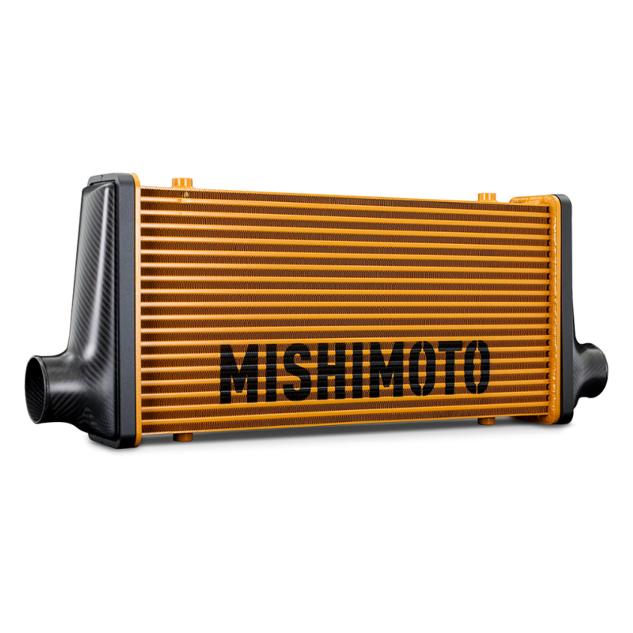 Mishimoto Universal Carbon Fiber Intercooler - Matte Tanks - 450mm Black Core - C-Flow - P V-Band - MMINT-UCF-M4B-C-P User 1