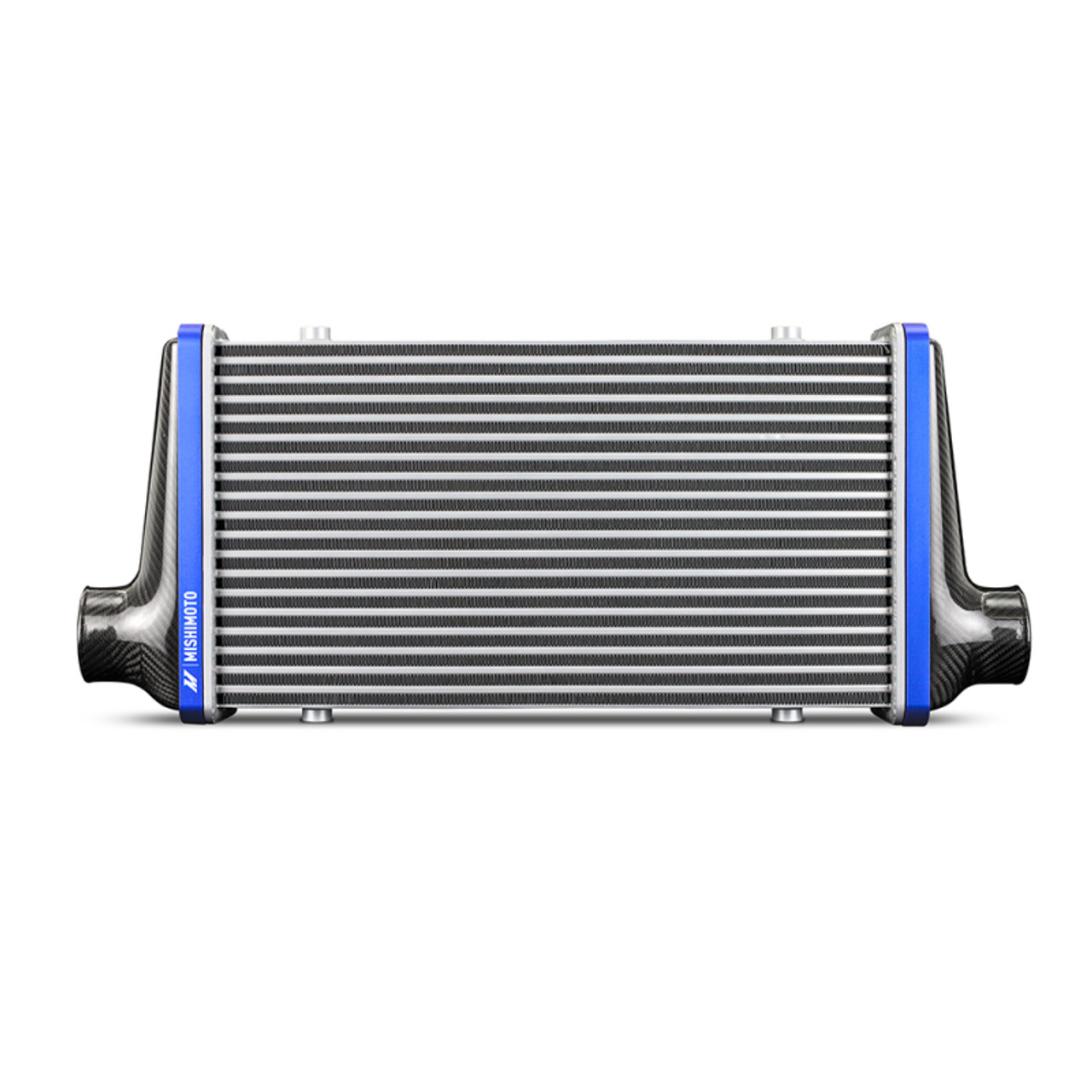 Mishimoto Universal Carbon Fiber Intercooler - Matte Tanks - 450mm Black Core - C-Flow - P V-Band - MMINT-UCF-M4B-C-P User 1