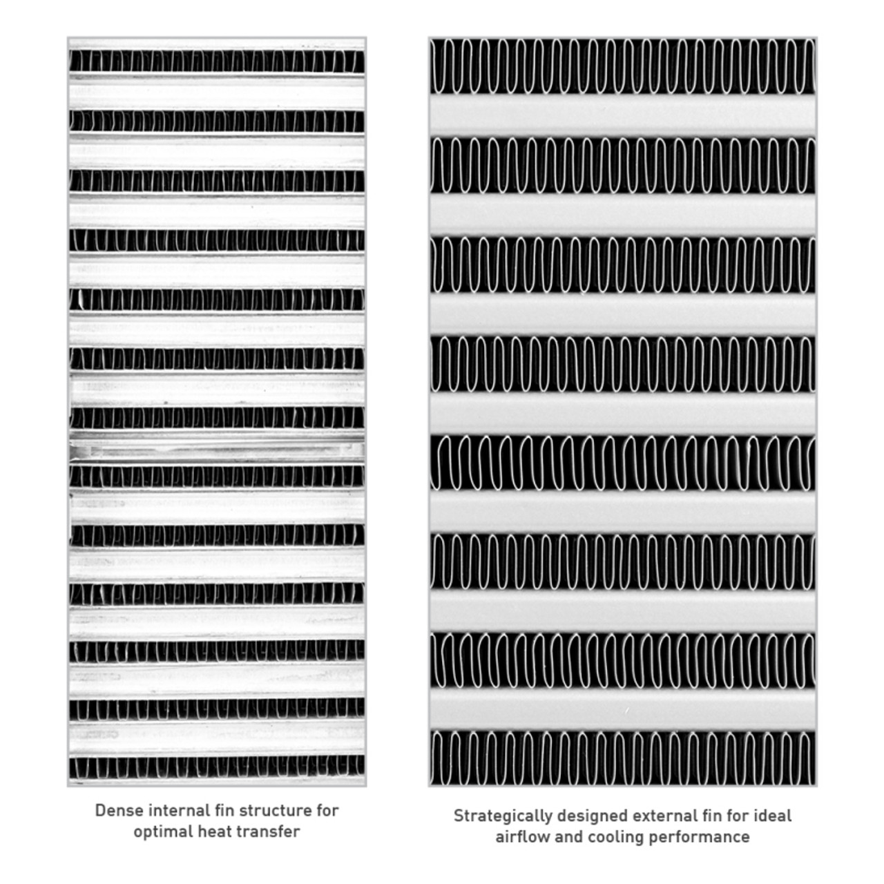 Mishimoto Universal Carbon Fiber Intercooler - Matte Tanks - 450mm Black Core - C-Flow - P V-Band - MMINT-UCF-M4B-C-P User 1