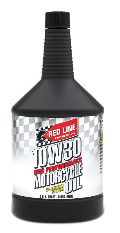 Red Line 10W30 Motorcycle Oil - Quart - 42304 Photo - Primary