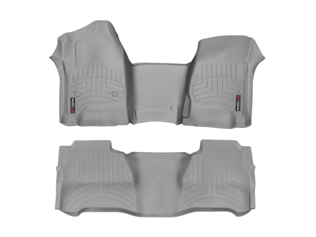 WeatherTech 98-04 Audi A6 Front & Rear FloorLiners - Grey - 4611831-4611822 Photo - Primary