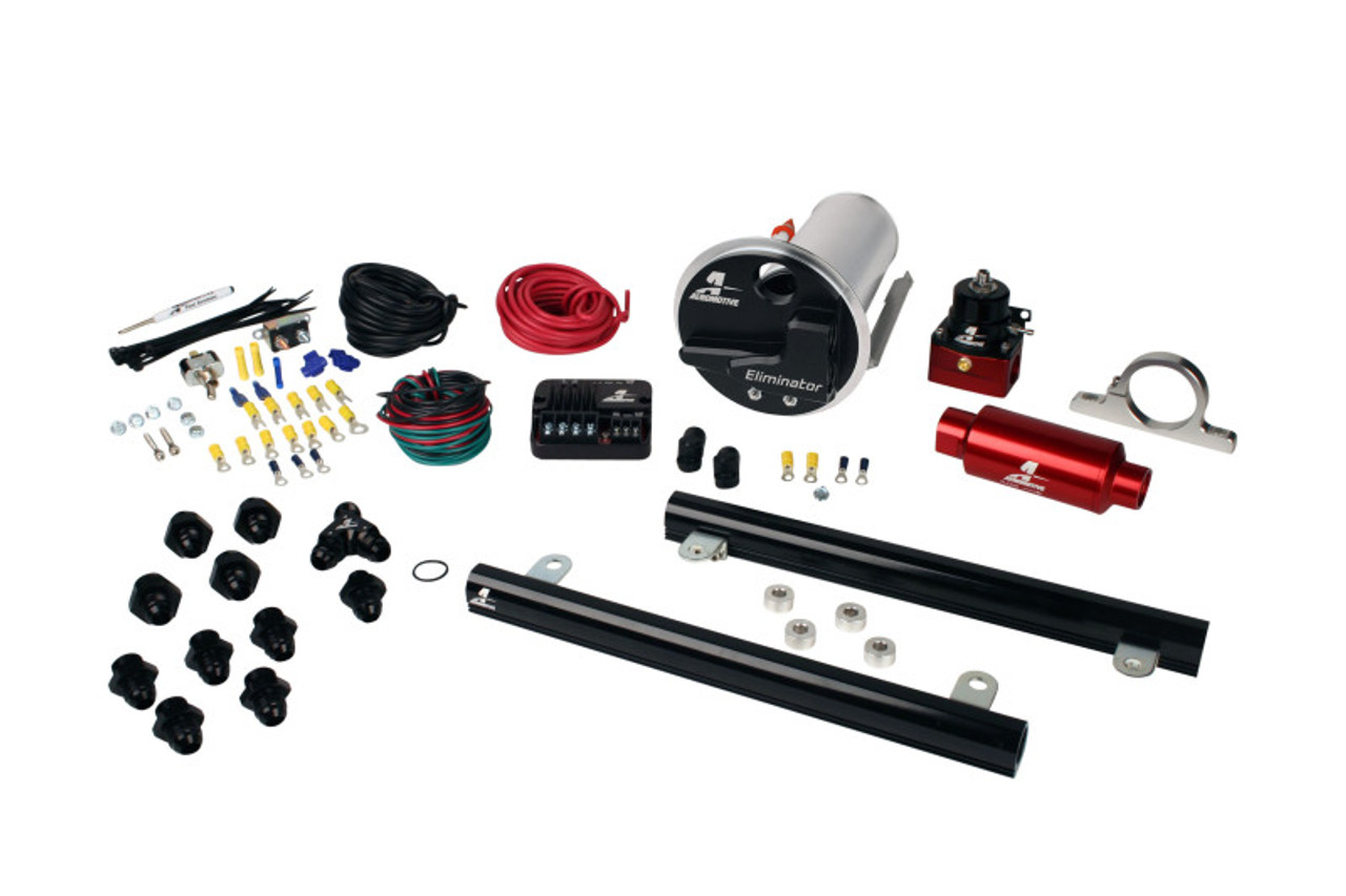 Aeromotive 07-12 Ford Mustang Shelby GT500 5.4L Stealth Eliminator Fuel System (18683/14141/16306) - 17339 Photo - Primary