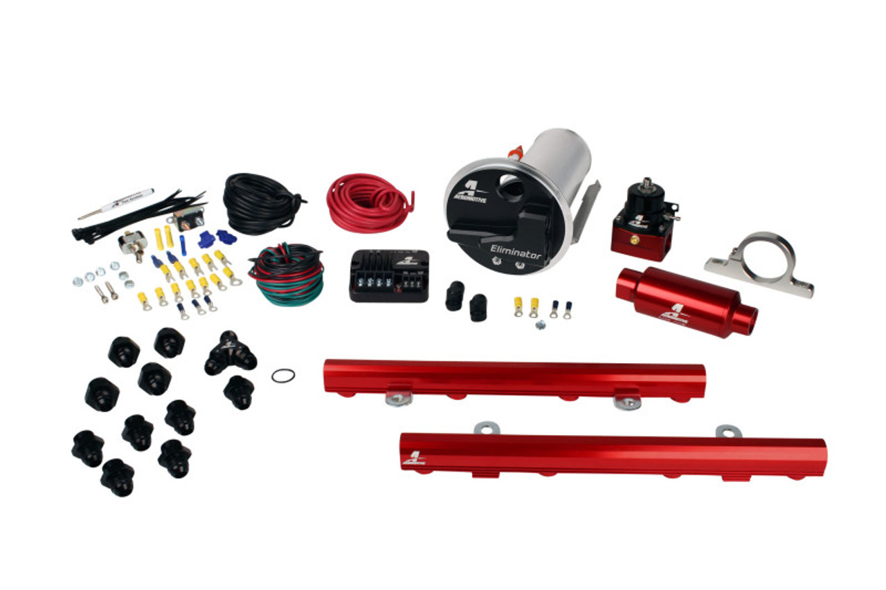 Aeromotive 07-12 Ford Mustang Shelby GT500 5.0L Stealth Eliminator Fuel System (18683/14130/16306) - 17341 Photo - Primary