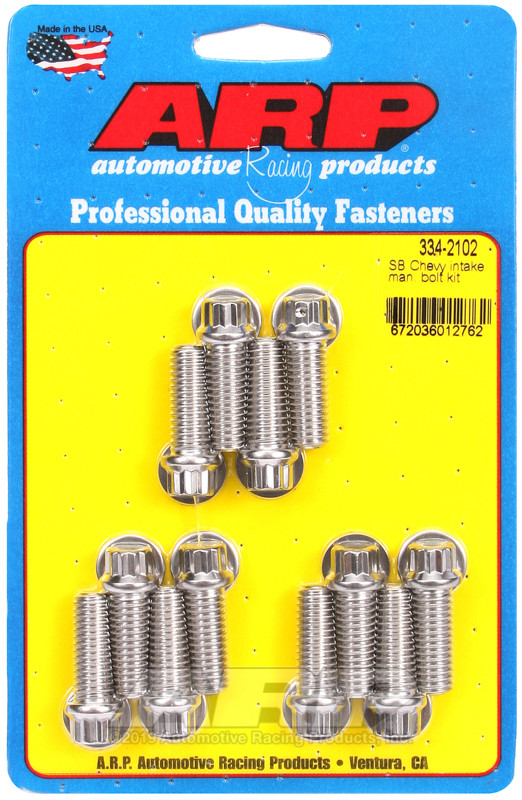 ARP SB Chevy Intake Manifold Bolt Kit - 334-2102 Photo - Primary