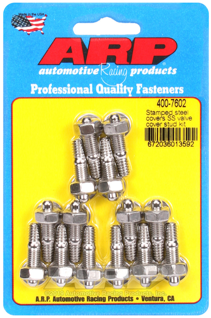 ARP Stamped Steel Covers SS Valve Cover Stud Kit - 400-7602 Photo - Primary